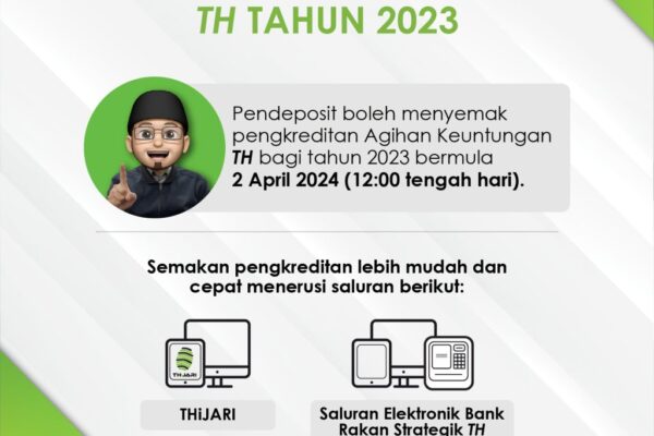 Agihan Dividen Tabung Haji 2024